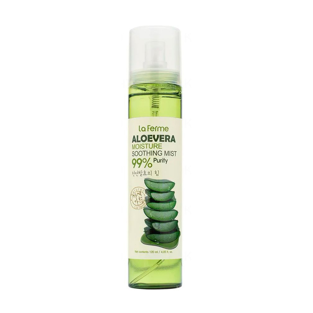 Зволожувальний міст для обличчя FarmStay La Ferme Aloe Vera Moisture Soothing Mist з алое, 120 мл